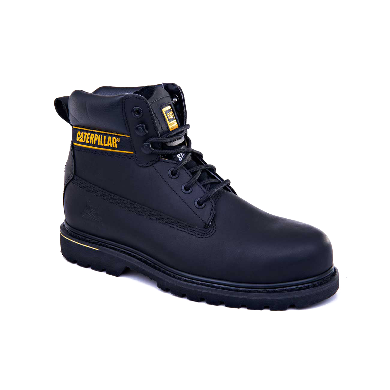 Caterpillar Safety Boots UAE Online - Caterpillar Holton St - Sa Mens - Black WBOSKN961